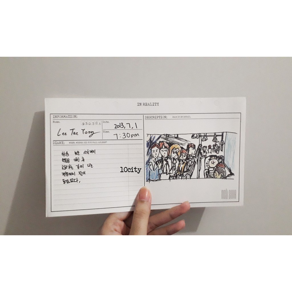 NCT 2018 - Empathy Taeyong Diary Reality Version (Booked)