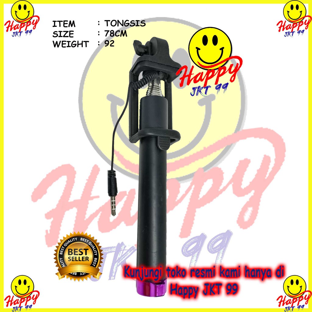 [ HAPPY JKT 99 ] TONGSIS FULL BLACK KABEL