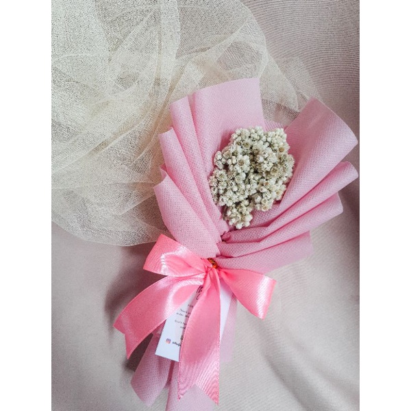 Buket bunga edelweiss / bucket bunga kering edelweiss