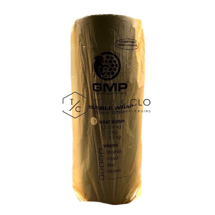 

Bubble Wrap GMP Hitam 2,4 kg