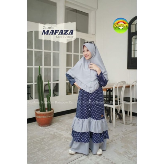Mafaza gamis set/gamis anak/setelan anak