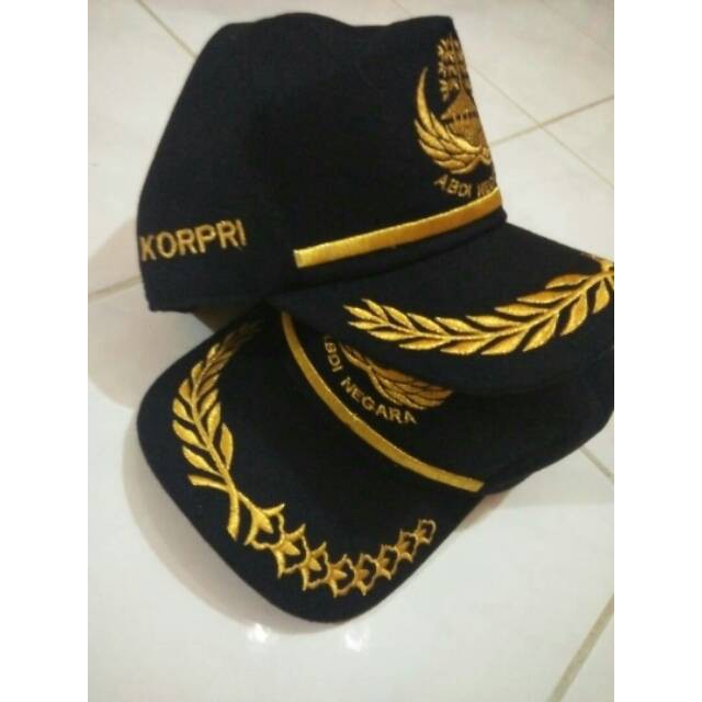 AM Promo  Topi KORPRI Bahan Laken