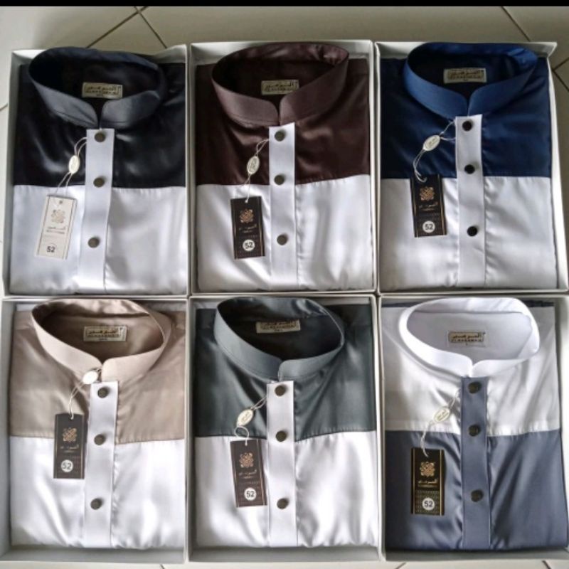 KOKO KURTAH 3/4 AL HARAMAIN BERBAHAN POLYSTER IMPORT VIETNAM