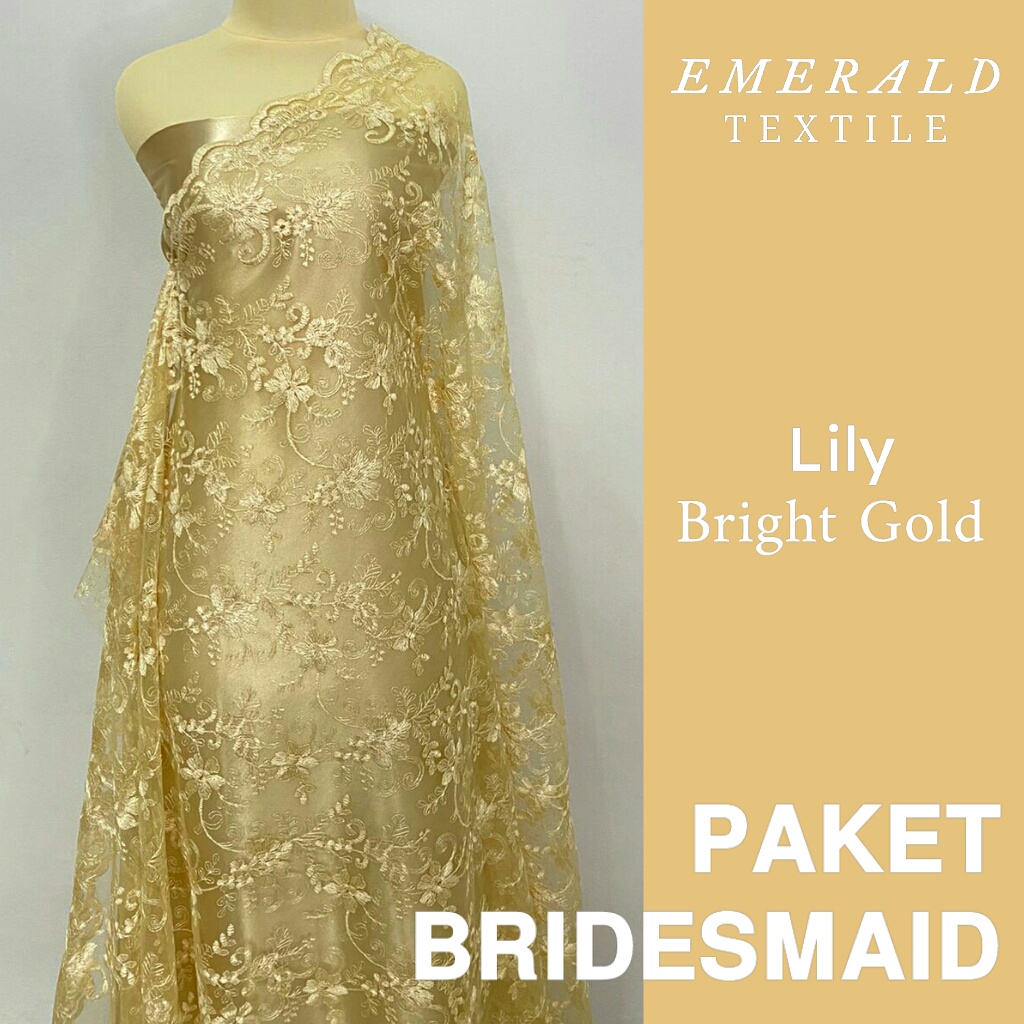 Paket Bridesmaid Spesial Package / Seragam Keluarga / Lamaran /Wisuda / Paket Bridesmaid By Emerald Textile