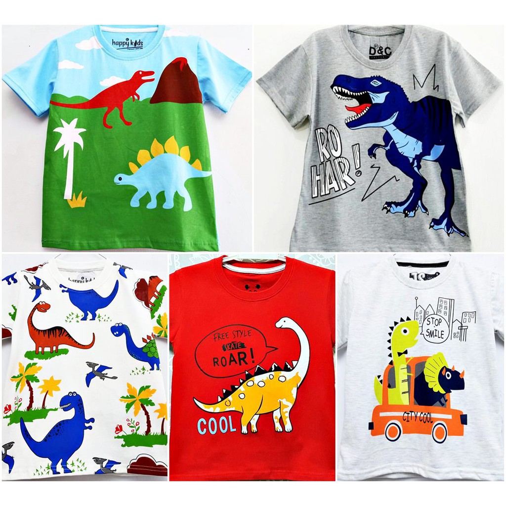  Baju  Kaos anak  laki  laki  umur 1 10 tahun Motif Oshkosh 