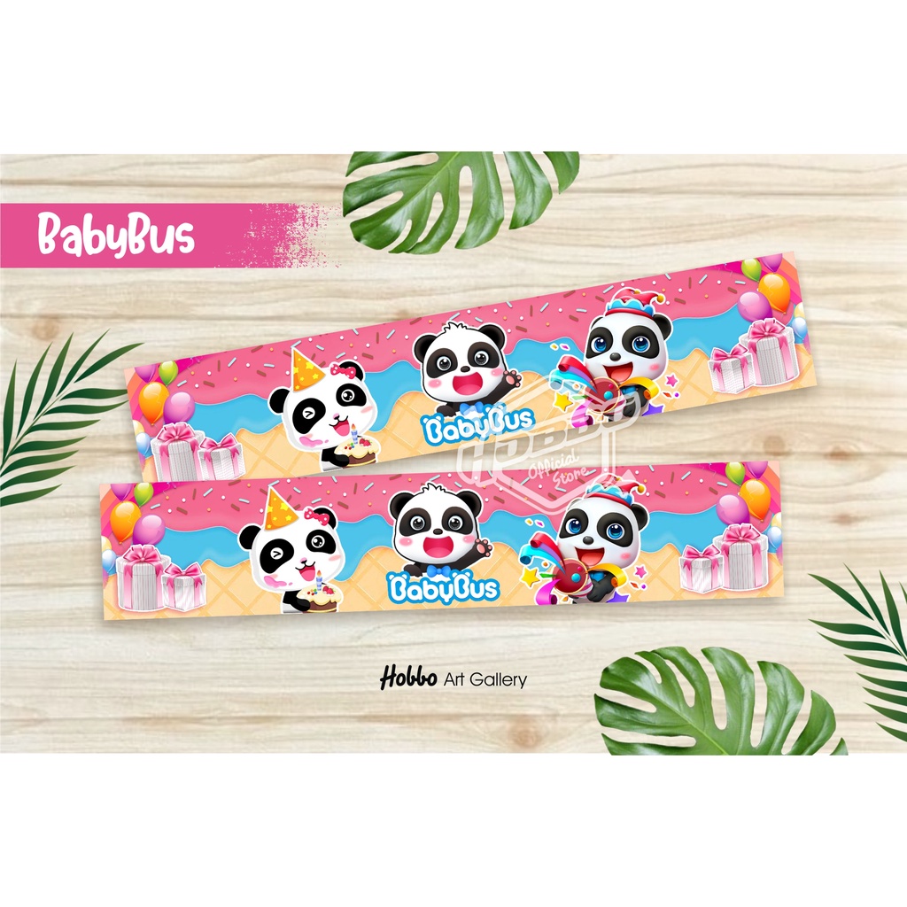 

Isi 10 pcs - Baby Bus - Ready Stok - Tas Plastik Label Ulang Tahun - Birthday Goodie bag Murah