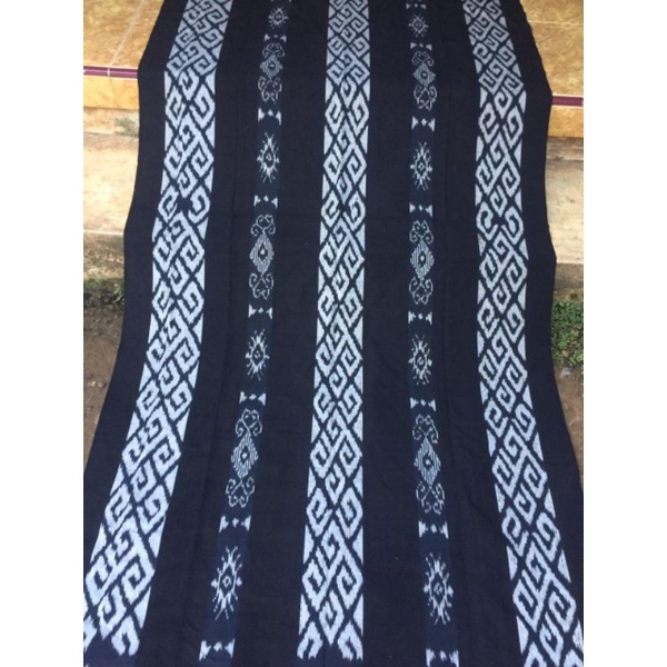 Kain Toraja Hitam Pekat Kain Tenun Toraja Hitam Kain Blanket Hitam Kain Tenun Warna Monocrome