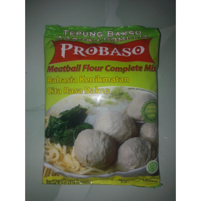 

Probaso tepung bakso adonan komplit 250gr (harga 4 bungkus)