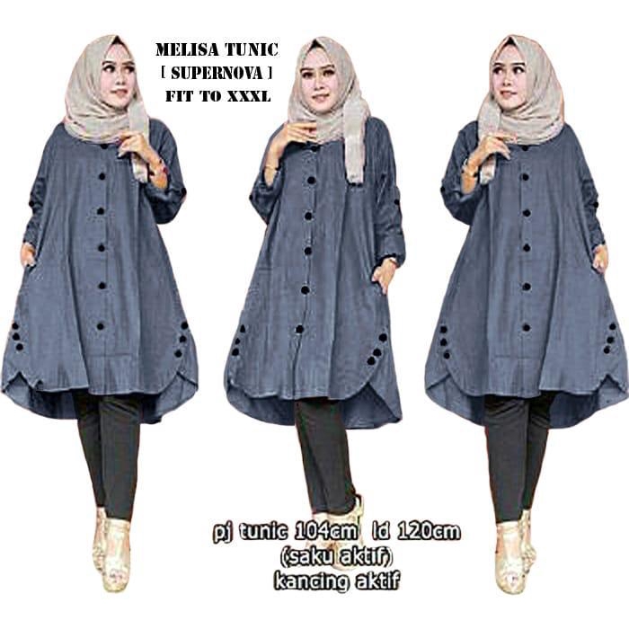 [Tunix Melisa RO]Tunik wanita supernova varian warna