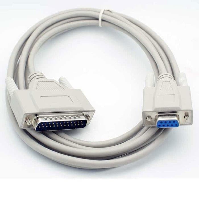 KABEL SERIAL DB9 9 PIN FEMALE TO DB25 25 PIN MALE