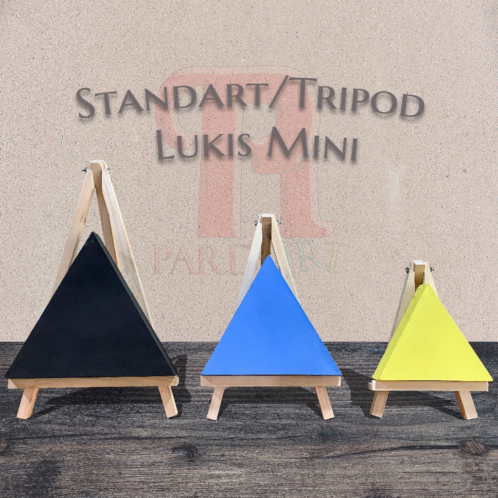 

Standart Lukis Kayu Kecil/Tripod Lukis Kayu Kecil/Tripot Lukis/Stand Lukis/Easel Kayu Kecil