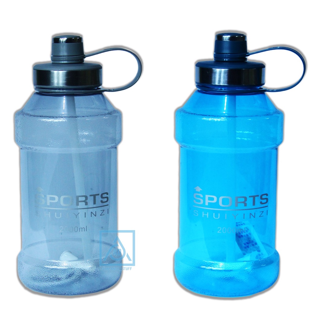 NEW BOTOL MINUM SPORT JUMBO 2000 ml KODE 8853 BOTOL MINUM 2 LITER