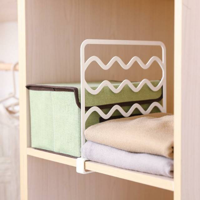 UNNISO - Wardrobe Shelf Dividers / Penyekat Lemari Pakaian / Rak Penyekat Lemari