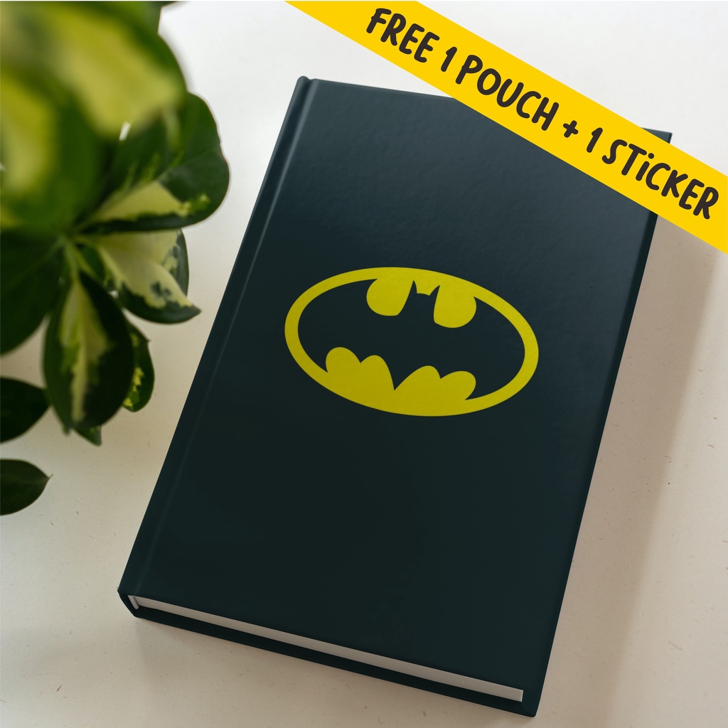 

Notebook Agenda, Dotted, dan Polos Batman