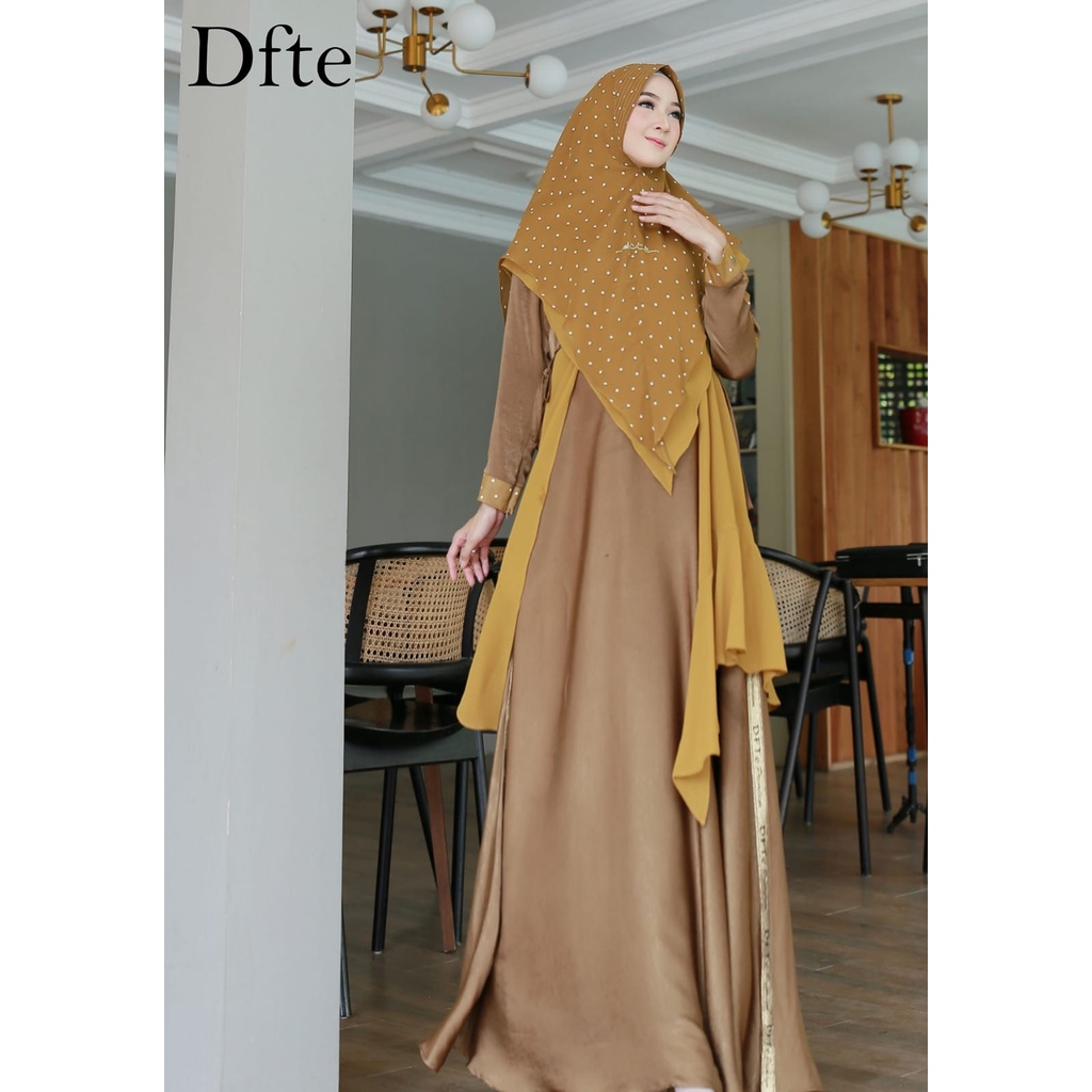 Nayla syari/ gamis set syari/syari premium