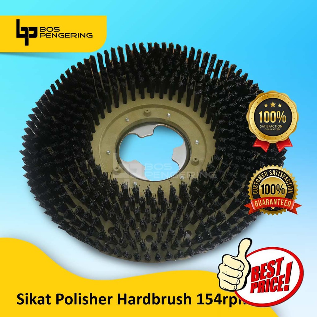 Sikat Polisher Ring Besi Hard Brush Polisher Karpet laundry Sikat Polisher 154 RPM