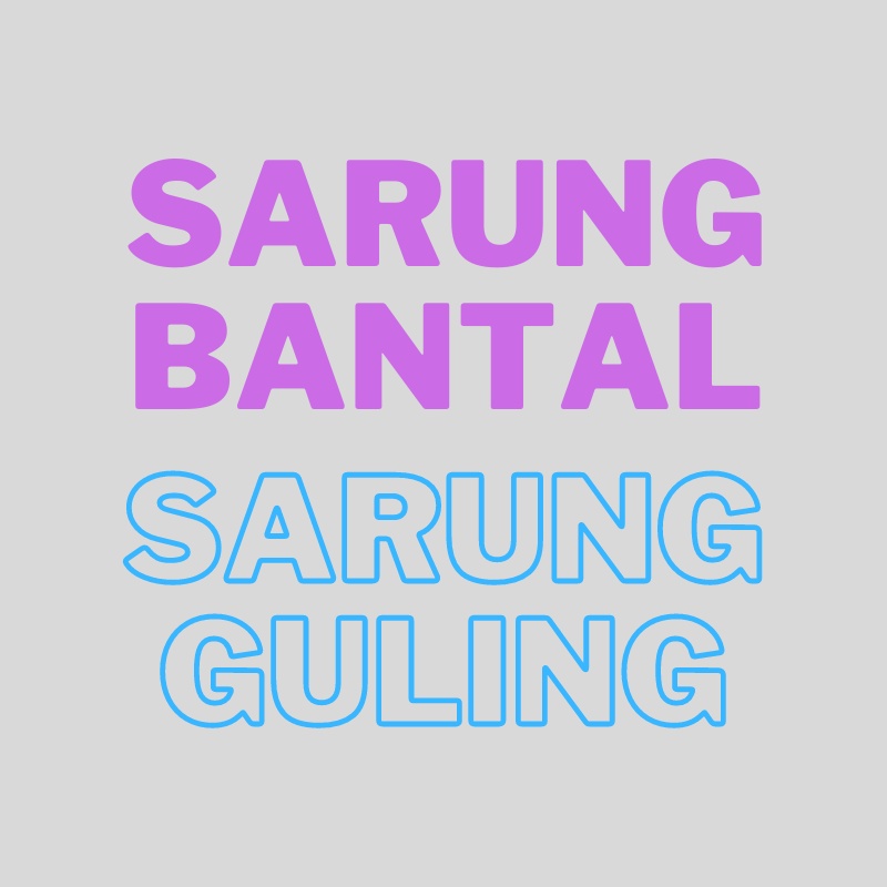 sarung bantal dan sarung guling tambahan