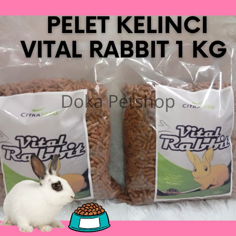 Pelet Kelinci Vital Rabbit 1 Kg