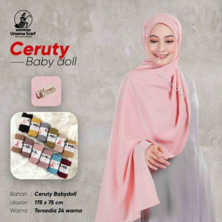 HIJAB PASMINA CERUTY BABYDOL ARMANI BY UMAMA