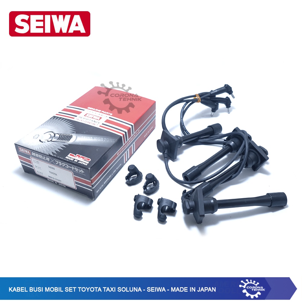 Seiwa  - Kabel Busi Mobil Set Toyota Taxi Soluna - Made in Japan