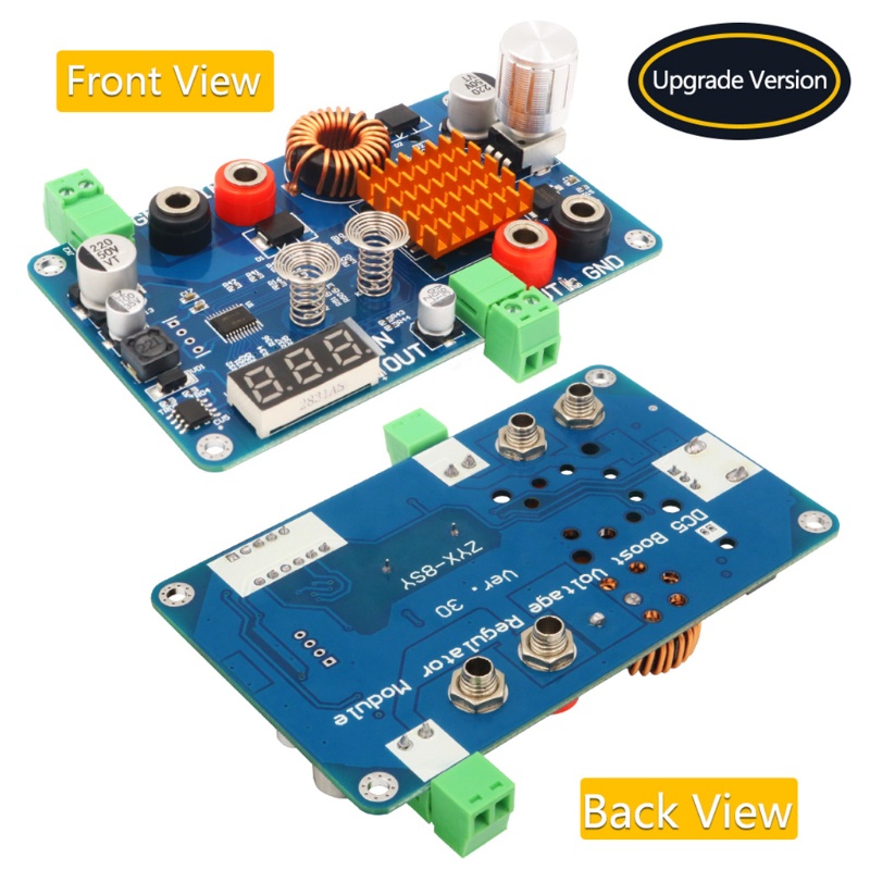 Btsg ADJ Voltage DC-DC 5-32V to 5-45V Step Down Led Modul Konverter Daya Step Down