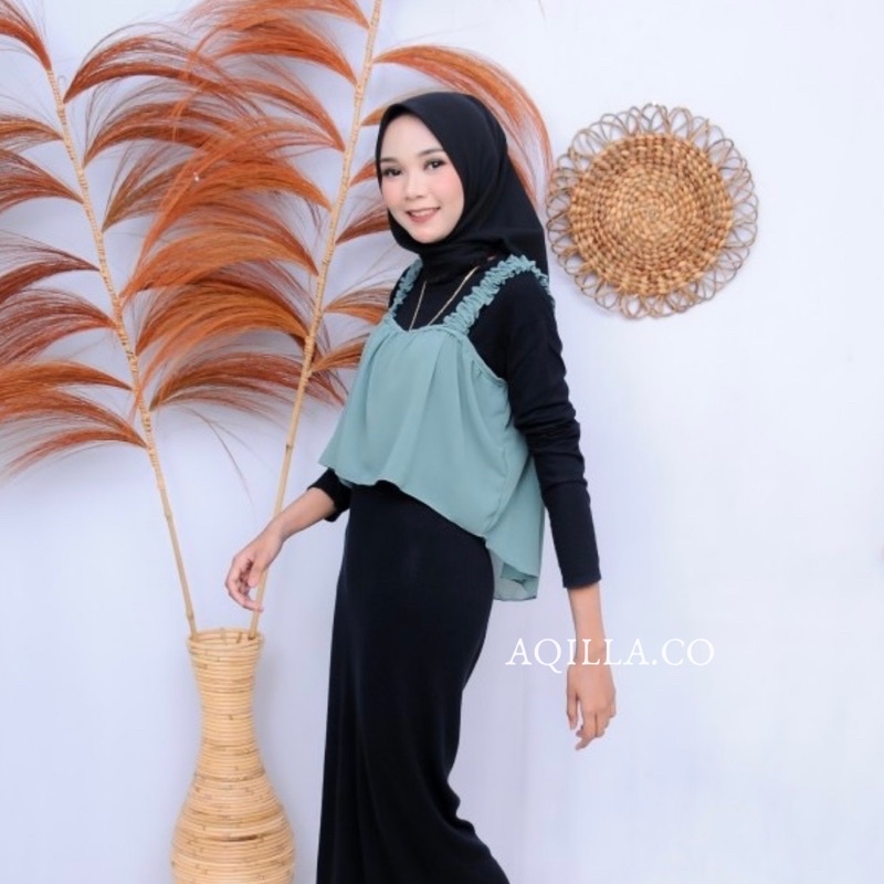 ( COD ) READY!!! LETA RUFFLE TANKTOP LAYER | TANKTOP TALI CERUTY | TANKTOP HALAL KEKINIAN