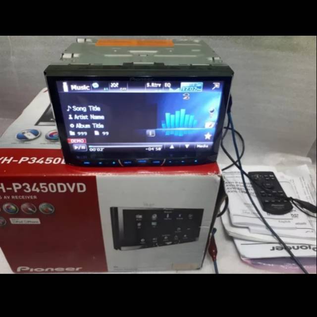 Head Unit Pioneer AVH-P3450DVD Doubledin