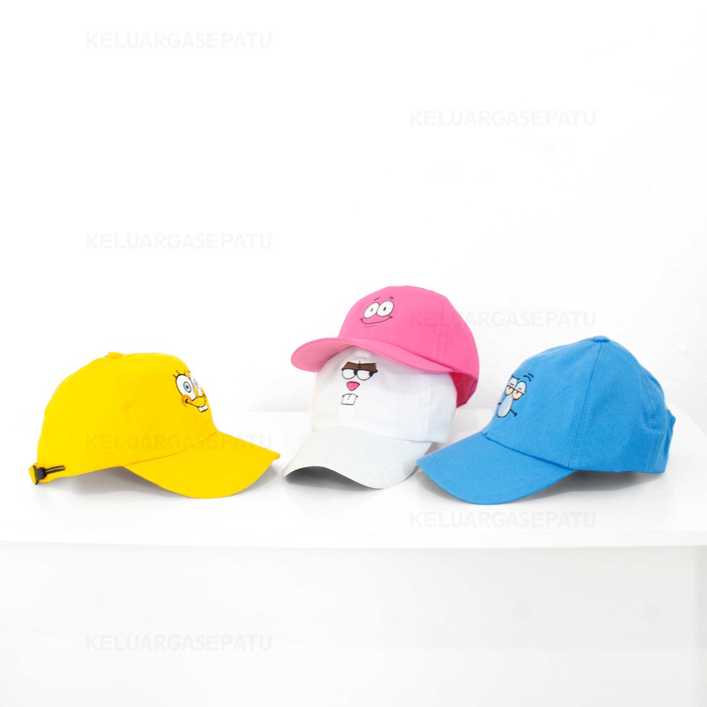 TOPI ANAK KARAKTER SPONSBOB TOPI BASEBALL ANAK TOPI ANAK LUCU DAN MURAH CEWE COWO