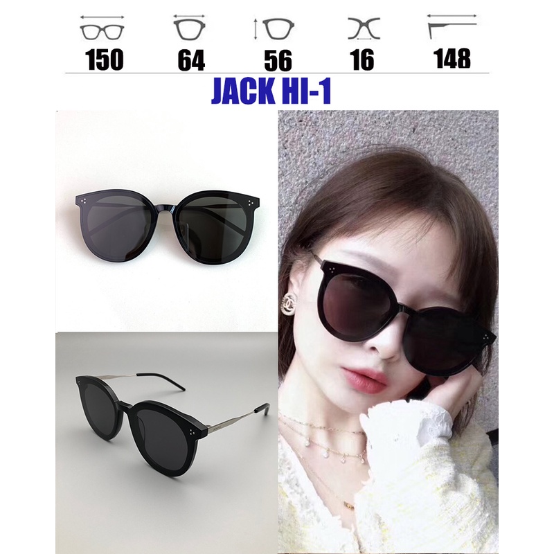 ( GS ) Kacamata Hitam Frame Kotak Besar Kacamata Fashion Unisex Sunglasses