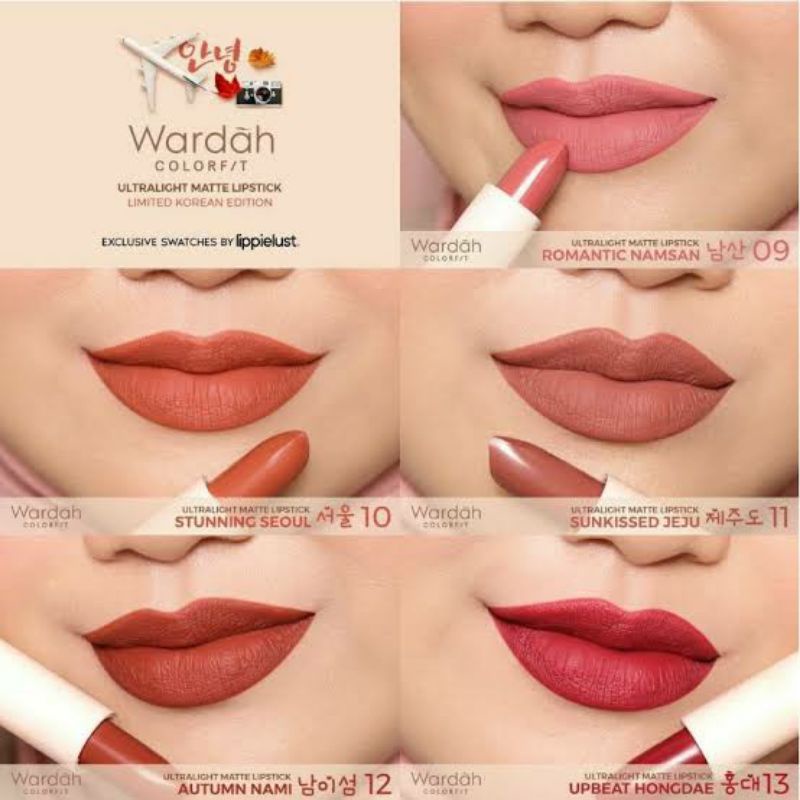 WARDAH COLORFIT ULTRALIGHT MATTE LIPSTIK (KOREAN EDITION)