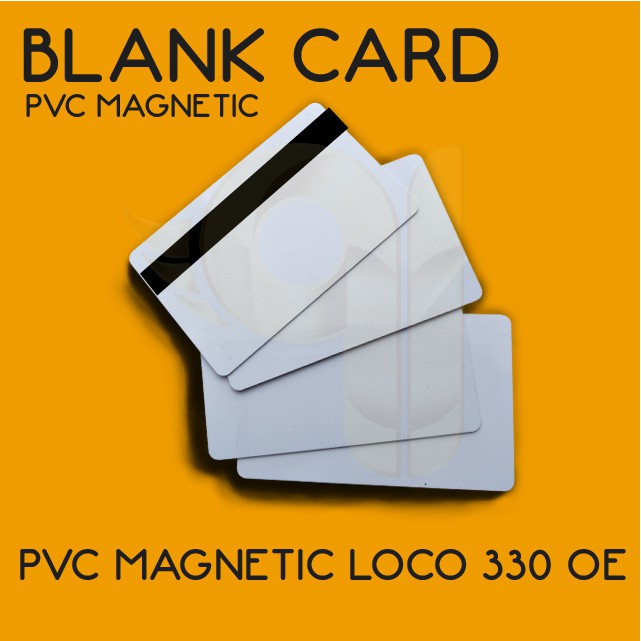 

Magnetic Blank Card Loco 330 Oe / Kartu Blank Magnetik LoCo / Magnetic Card/ Blank Card Magnetik