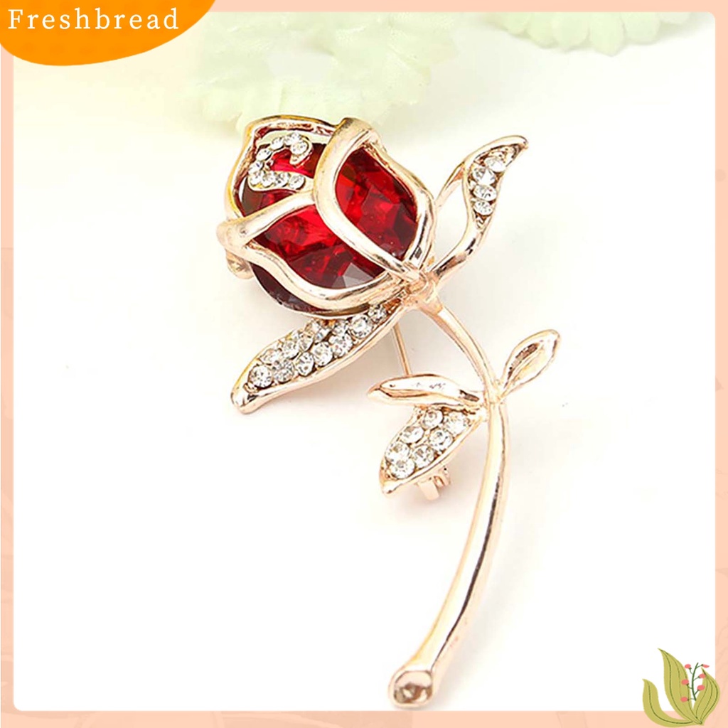 Fresh| Bros Bentuk Bunga Mawar Bahan Alloy Untuk Wanita