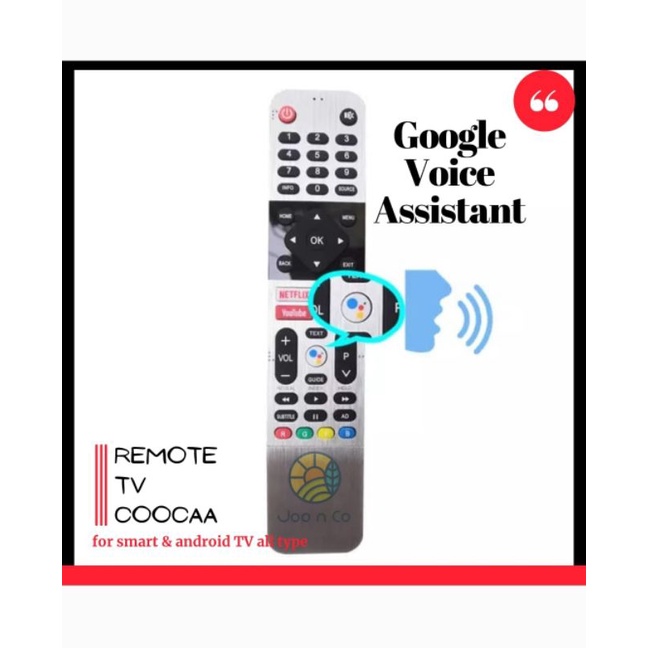 Remote Coocaa / COOCAA Android Smart Tv Original pabrik