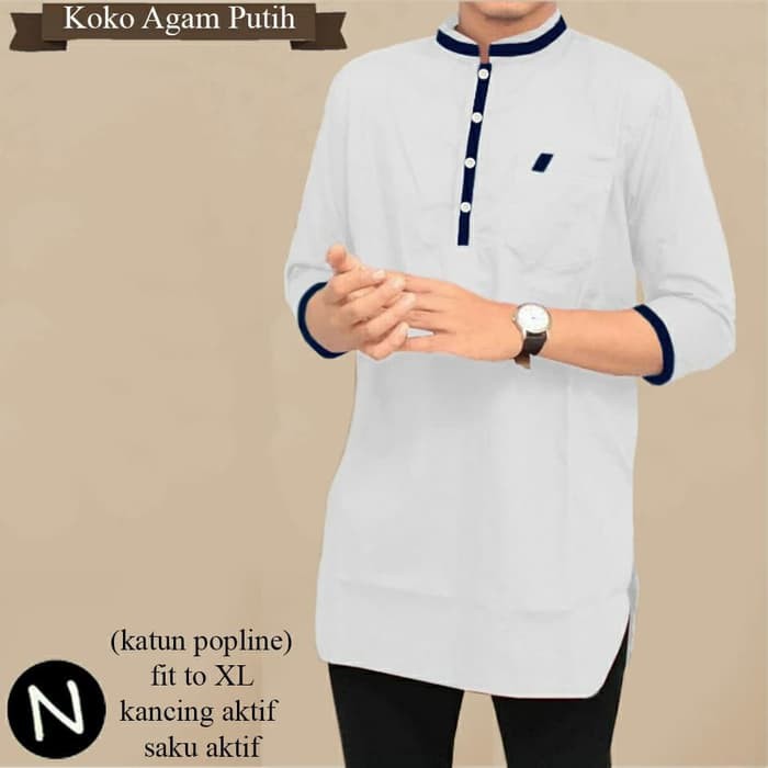 Sarimbit Lebaran Terbaru 2020 - Sarimbit Elzatta Baju Koko Azia M FM247 Tj 60444 Baju Muslim Koko Ag