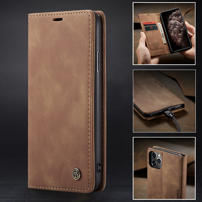 Leather case iPhone 13 Pro max 6 7 8P X XS XR XSMax 11Pro Max 12 Pro Max mini mobile phone premium brand leather card case