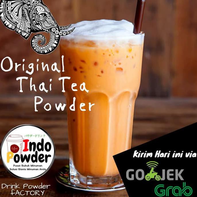 

'' TERBARU'' BUBUK MINUMAN RASA THAI TEA 1KG / BUBUK MINUMAN THAI TEA 1KG /THAI TEA ''TERMURAH''