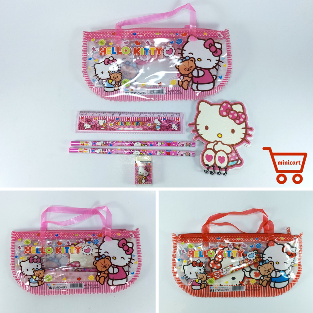 

Minicart Stationery set 4 in 1 Hello Kitty - RS800