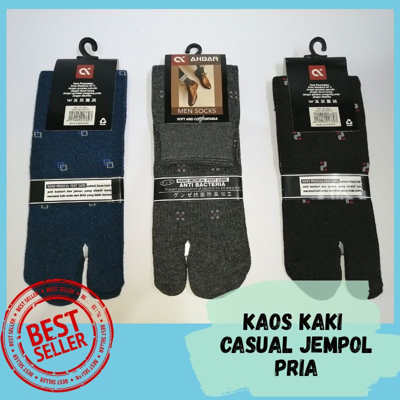 KAOS KAKI JEMPOL CASUAL MOTIF ANTI BAKTERI