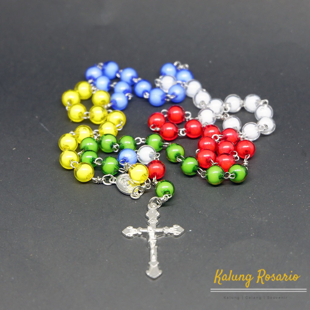 

Rosario Acrilik 5 Benua Warna Warni (Harga murah)