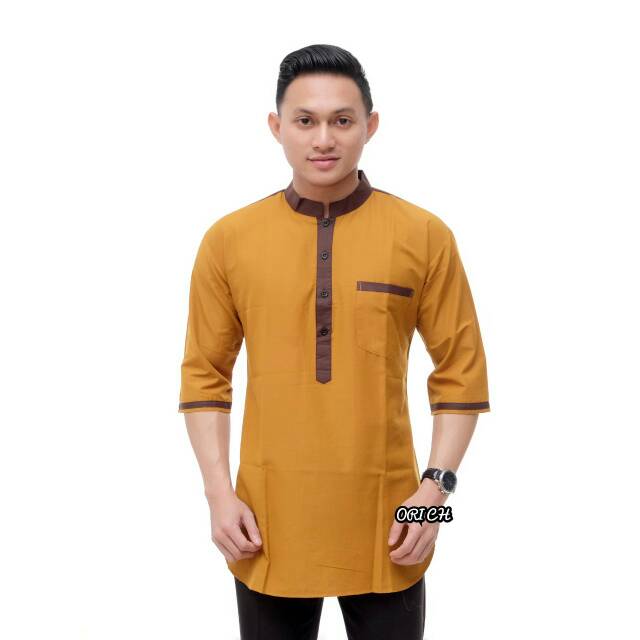 Baju Muslim pria Baju Ok Jaga Operasi Lengan Pendek Merk 2 Dua Saudara Tulis Di Ket Xxs Allsize L