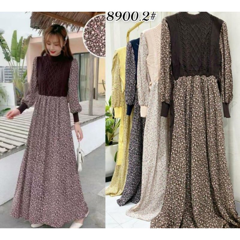 gamis rajut mix codoray