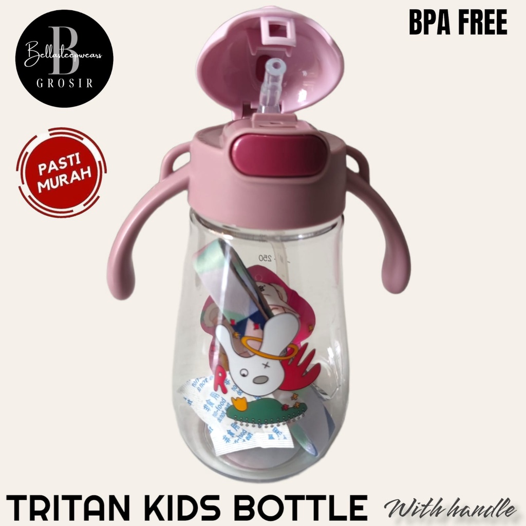 SELIYA  BOTOL TRITAN SELIYA MINUM ANAK KIDS GAGANG SUSU CHILD BAYI KARAKTER BPA FREE