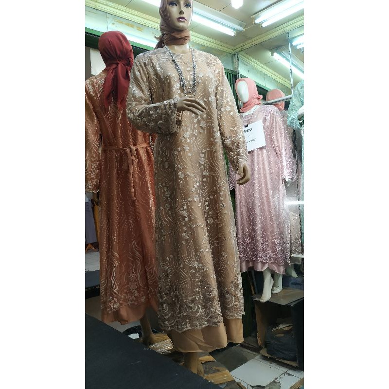 gamis jumbo gamis pesta jumbo gamis tile jumbo gamis brokat jumbo baju pesta jumbo baju mewah jumbo