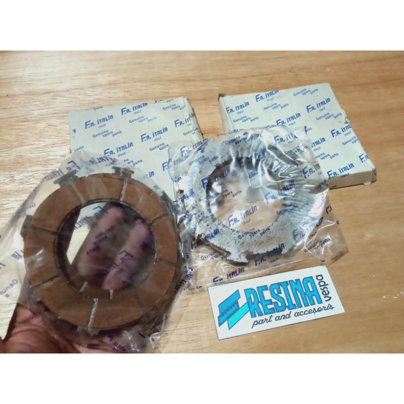 kampas kopling Vespa PX pxe Spartan Excel merk ga ITALY nos