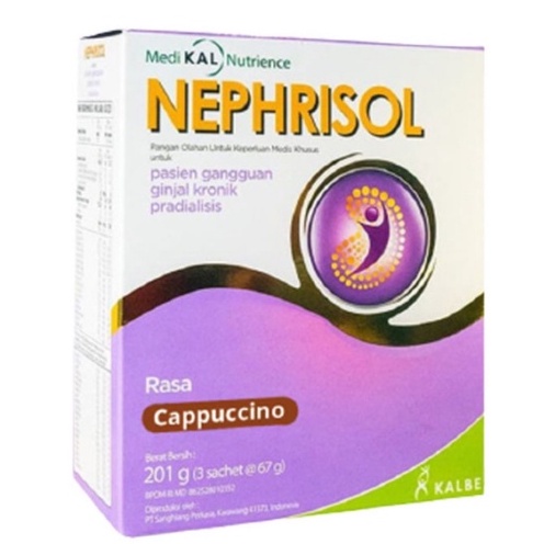 

NEPHRISOL-D RASA CAPPUCINO 70 GRAM BOX 3 SACHET