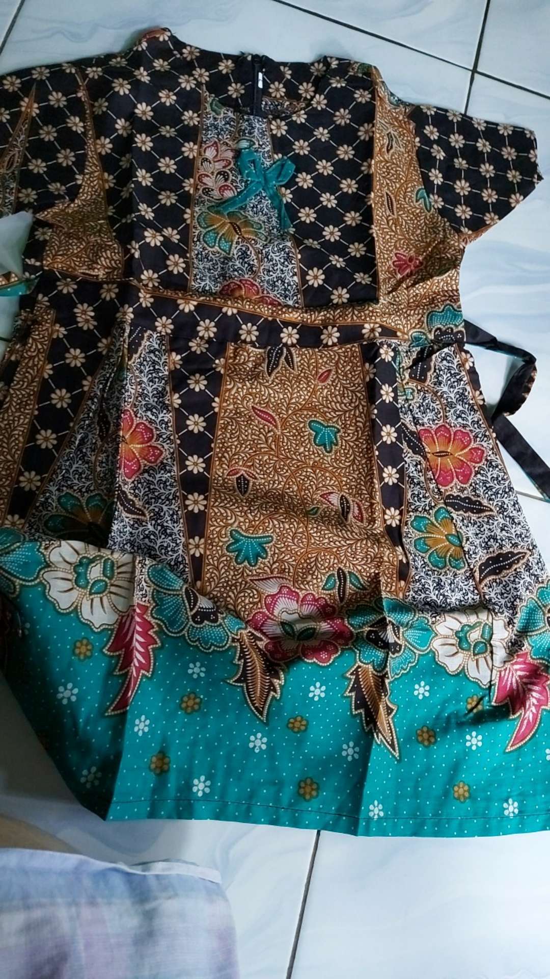 Dress Anak Cewek//baju Batik Anak Cewek//blouse Anak Cewek // Gamis Batik Anak