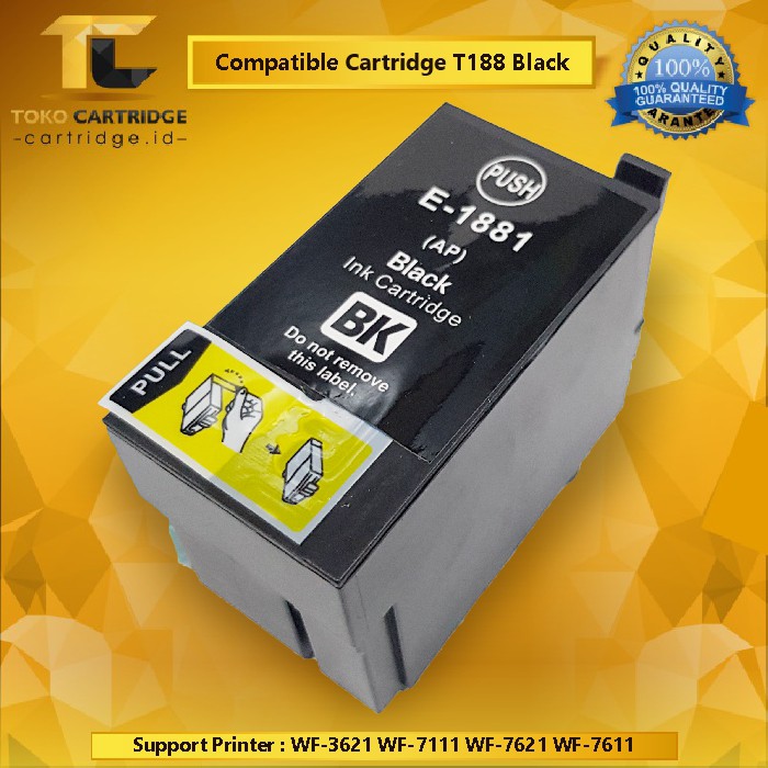 Cartridge TInta Compatible Epson 188 T188 T1881 New Plus Chip