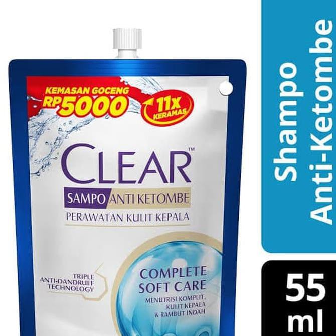 Ready...Ready...Ready...] Shampoo Clear Pouch 55Ml Complete Soft Care