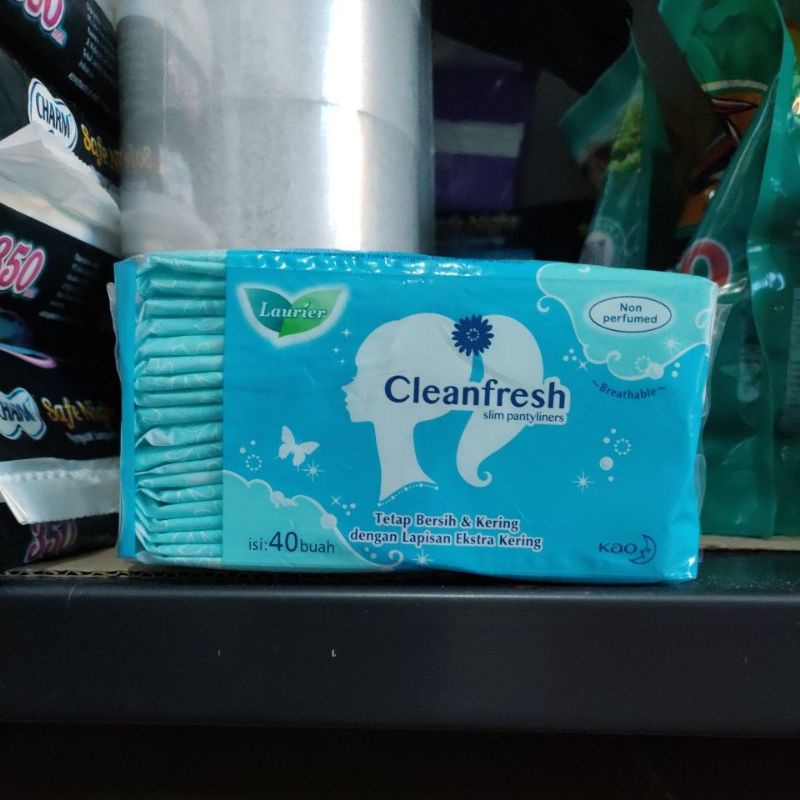 Laurier Pantyliner Cleanfresh non parfumed 40pads