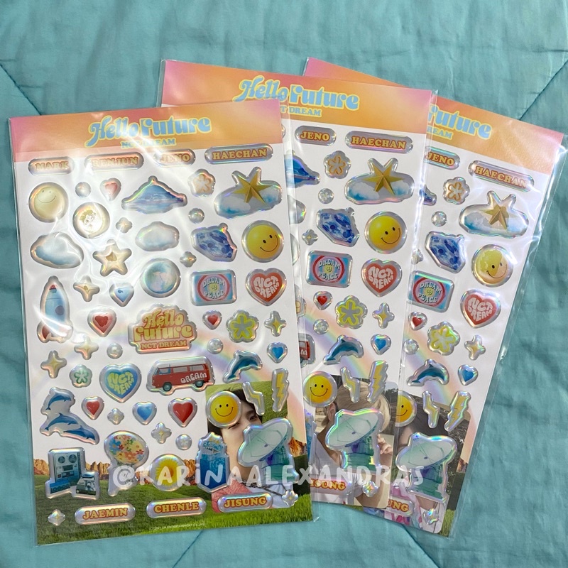 EPOXY NCT DREAM OFFICIAL HELLO FUTURE JENO JAEMIN RENJUN SEALED